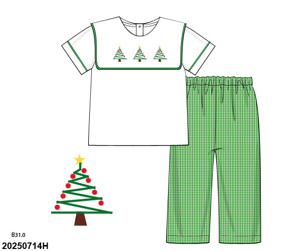 PRE SALE: Festive Fir Pants Set