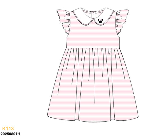 PRE SALE SHIPS JULY: Embroidered Mouse Dress