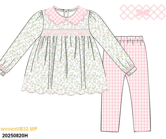 VALENTINE PO SHIPS JANUARY: Shiloh Floral Legging Set