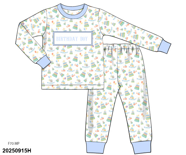 PO SHIPS DECEMBER: Birthday Boy Pajamas