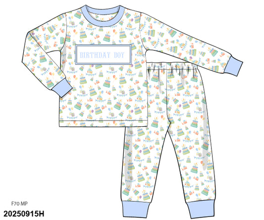 PO SHIPS DECEMBER: Birthday Boy Pajamas