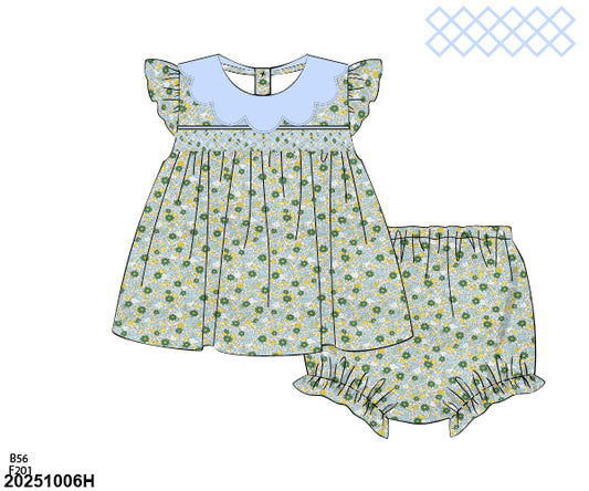 VALENTINE PO SHIPS JANUARY:CLOVER LANE DIAPER SET