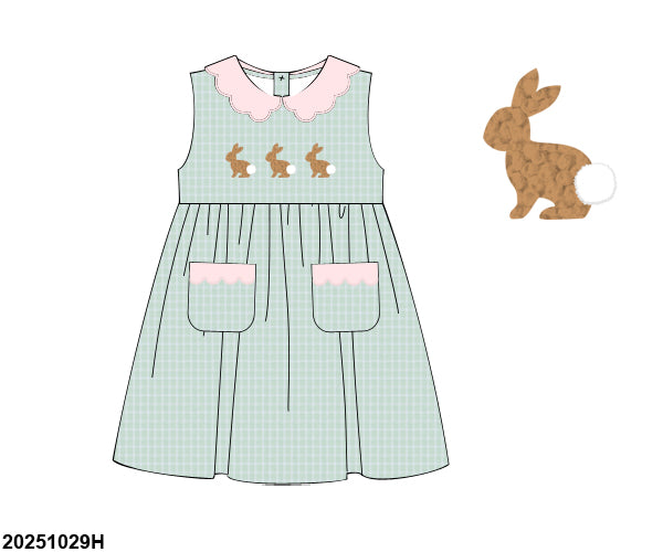 SPRING PO SHIPS MARCH(1-31): Hop Little Bunnies Dress