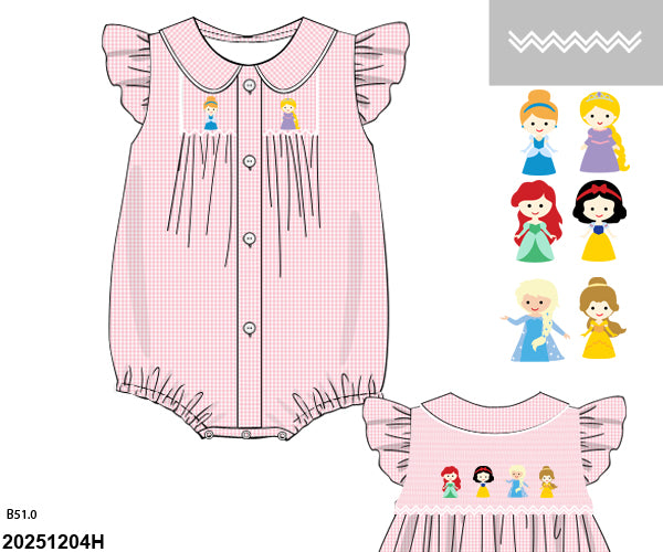 PRE SALE SHIPS JULY: Smocked Princess Bubble