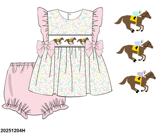 PRE SALE SHIPS APRIL: Racehorse Bloomer Set