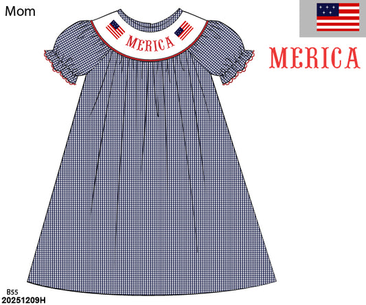 PRE SALE SHIPS JUNE: MOM Customizable Flag Dress