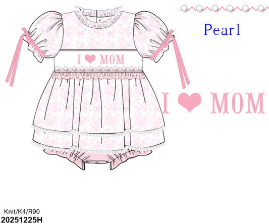 PRE SALE SHIPS APRIL(1-30): Mom Floral Skirted Bubble