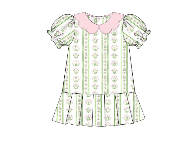 PRE SALE SHIPS JUNE: Pink Posie Dress