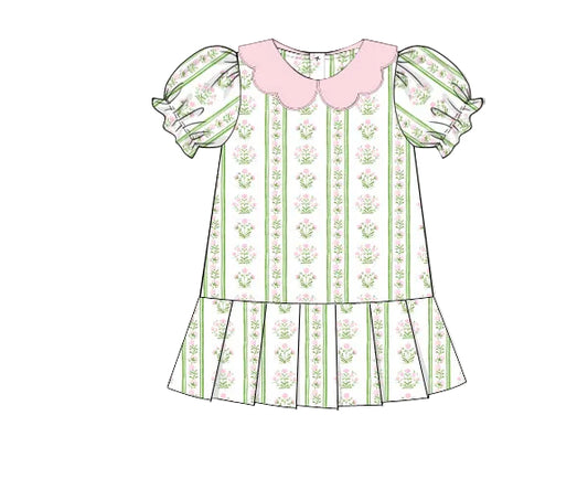 PRE SALE SHIPS JUNE: Pink Posie Dress