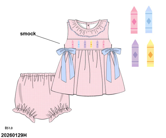 PRE SALE SHIPS JULY: Crayon Bloomer Set