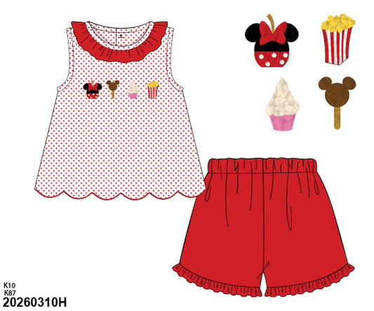 PRE SALE SHIPS JULY: Magical Snacks Shorts Set
