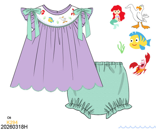 Mermaid Bloomer Set