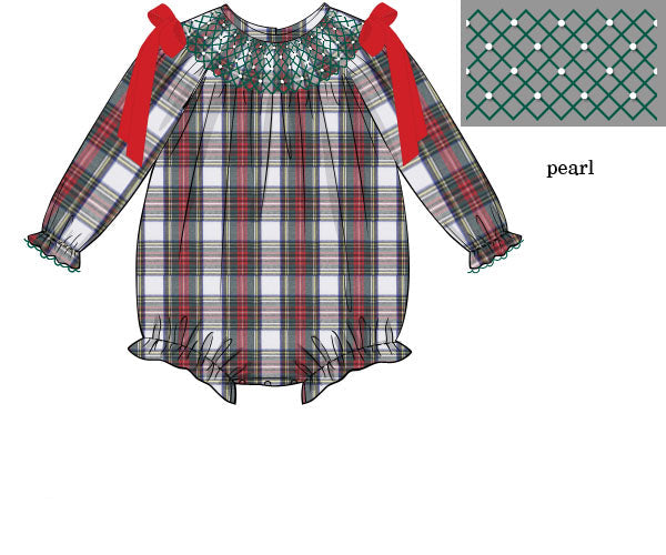 PRE SALE SHIPS OCTOBER: Christmas Plaid Bubble