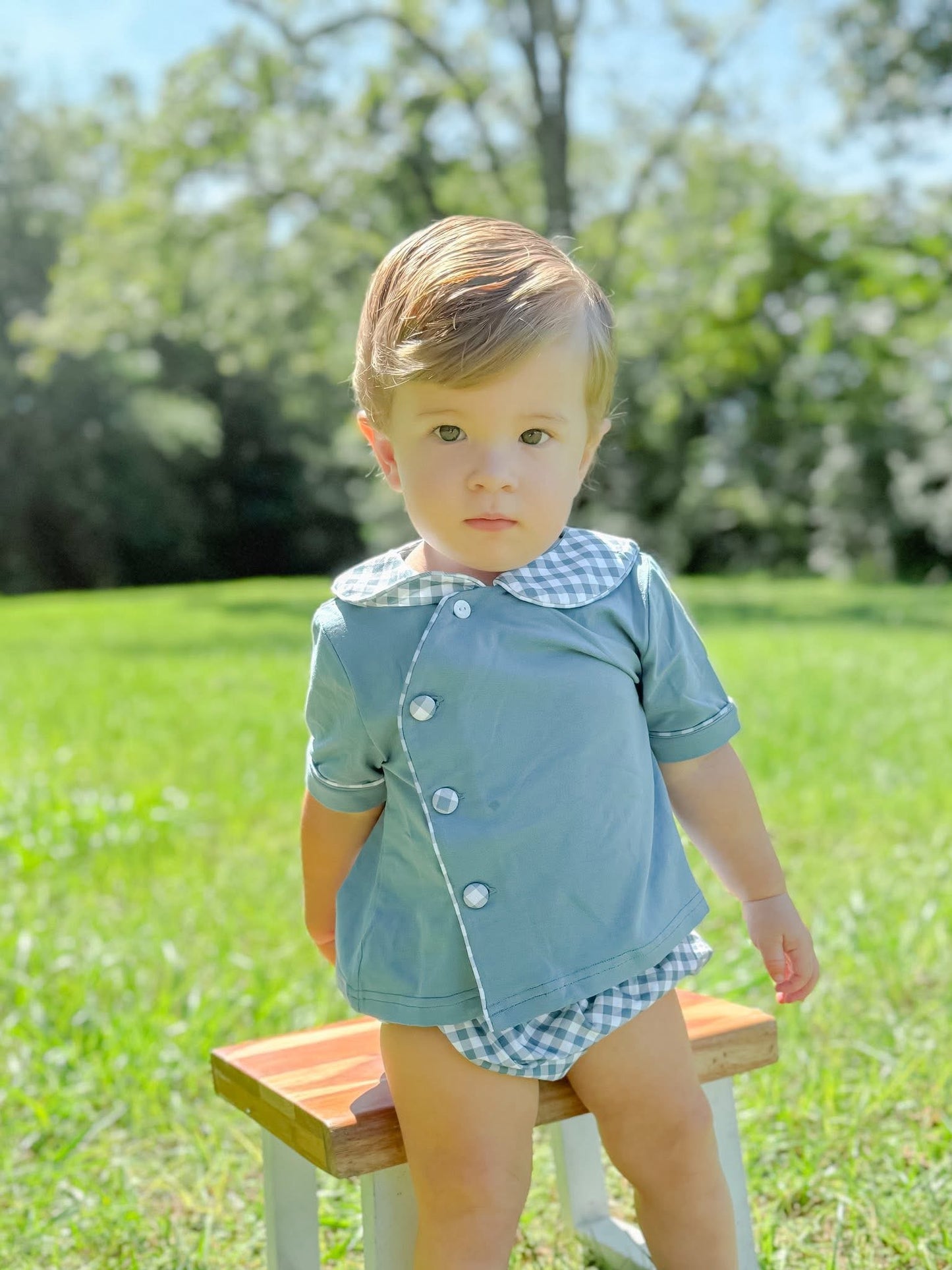 Fall Garden Boy Diaper Set