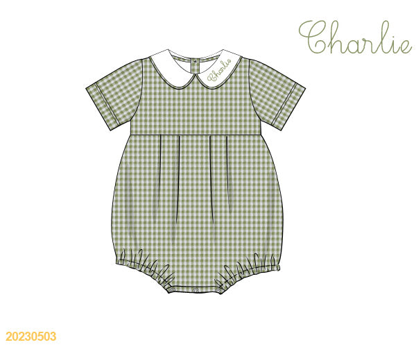 Gingham Seersucker Bubble