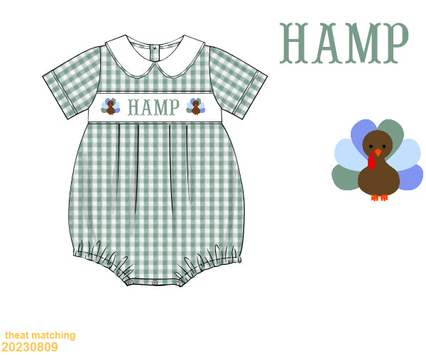 PRE ORDER: Turkey Name Smock Bubble Boy