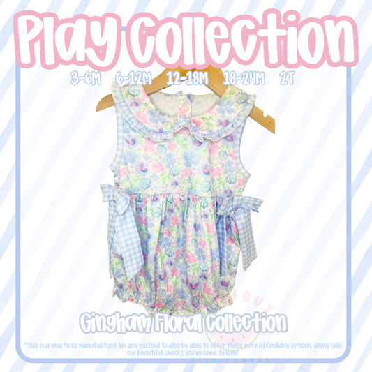 PLAY COLLECTION: Gingham Floral Bubble