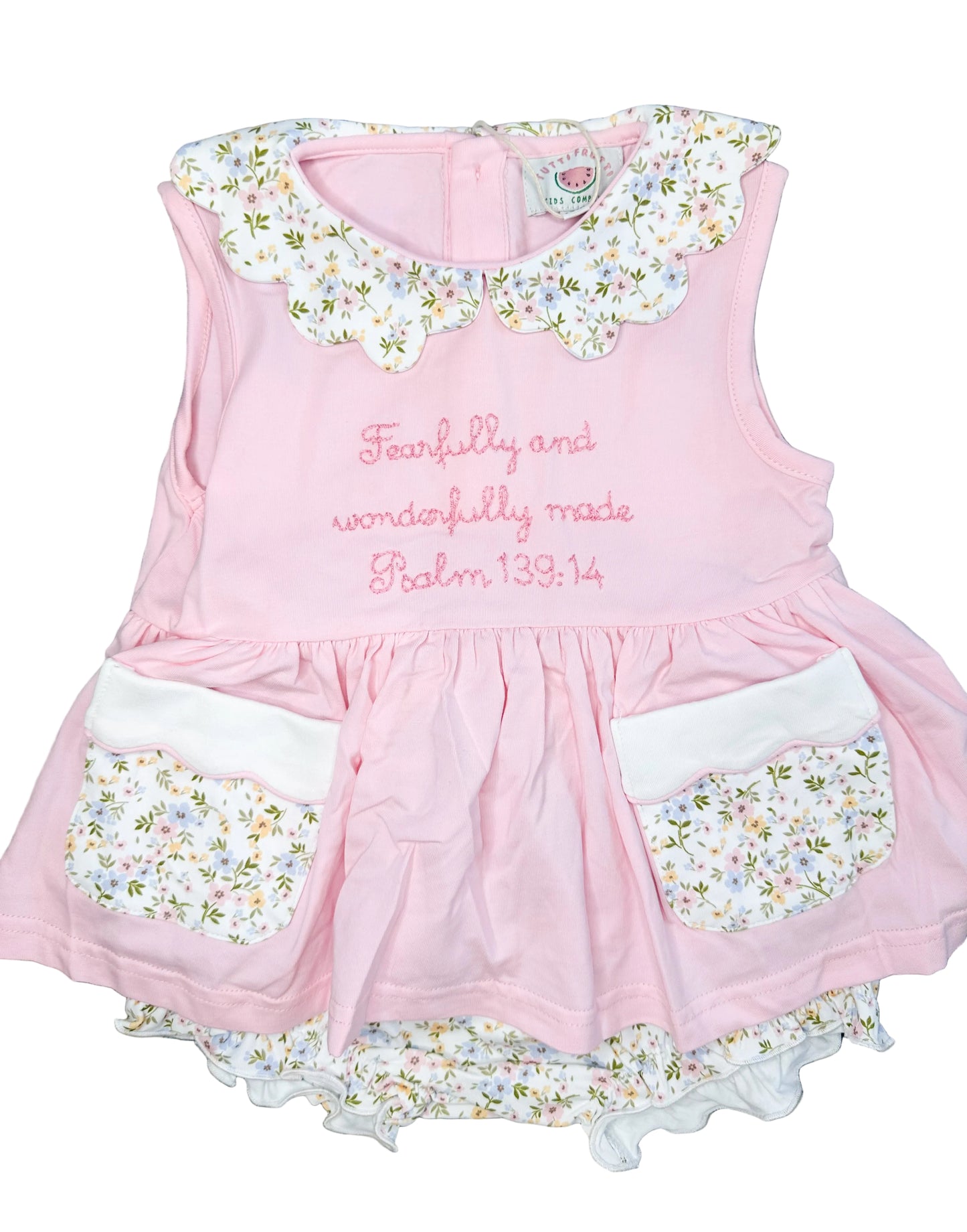 Fearfully and wonderfully made diaper set