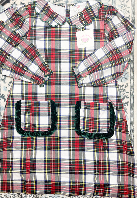 PRE SALE SHIPS NOVEMBER: Christmas Plaid Dress
