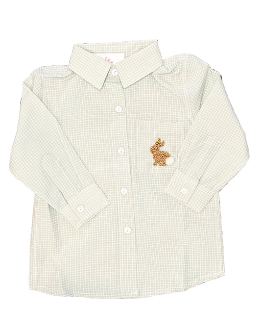 Hop Little Bunnies Button Down