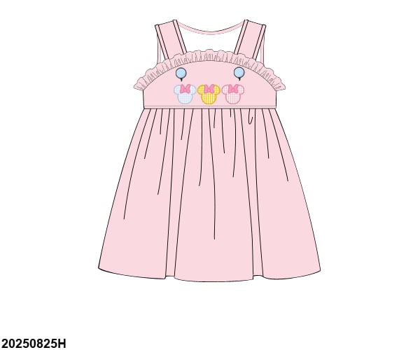PO SHIPS DECEMBER: Gingham Mouse Ears Dress
