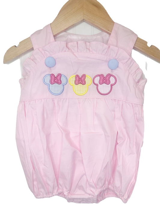 Gingham Mouse Ears Bubble