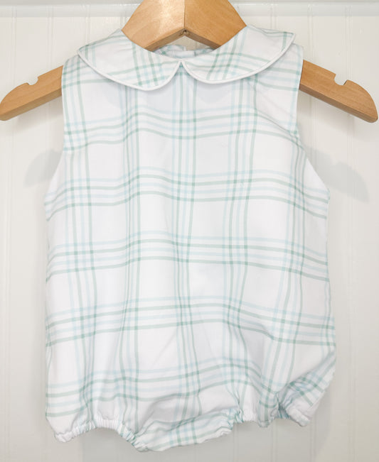 BOYS SUMMER PLAID BUBBLE
