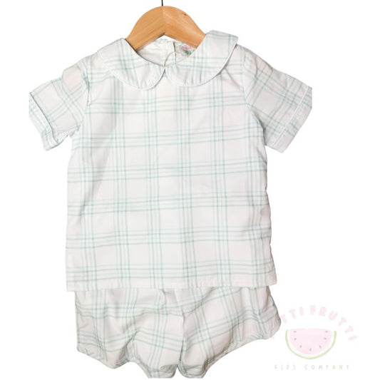 Summer Plaid Short Set