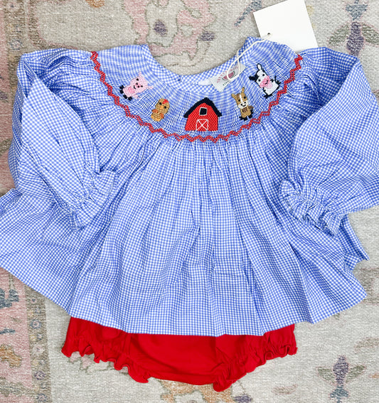 Winter Farm Bloomer/Dress