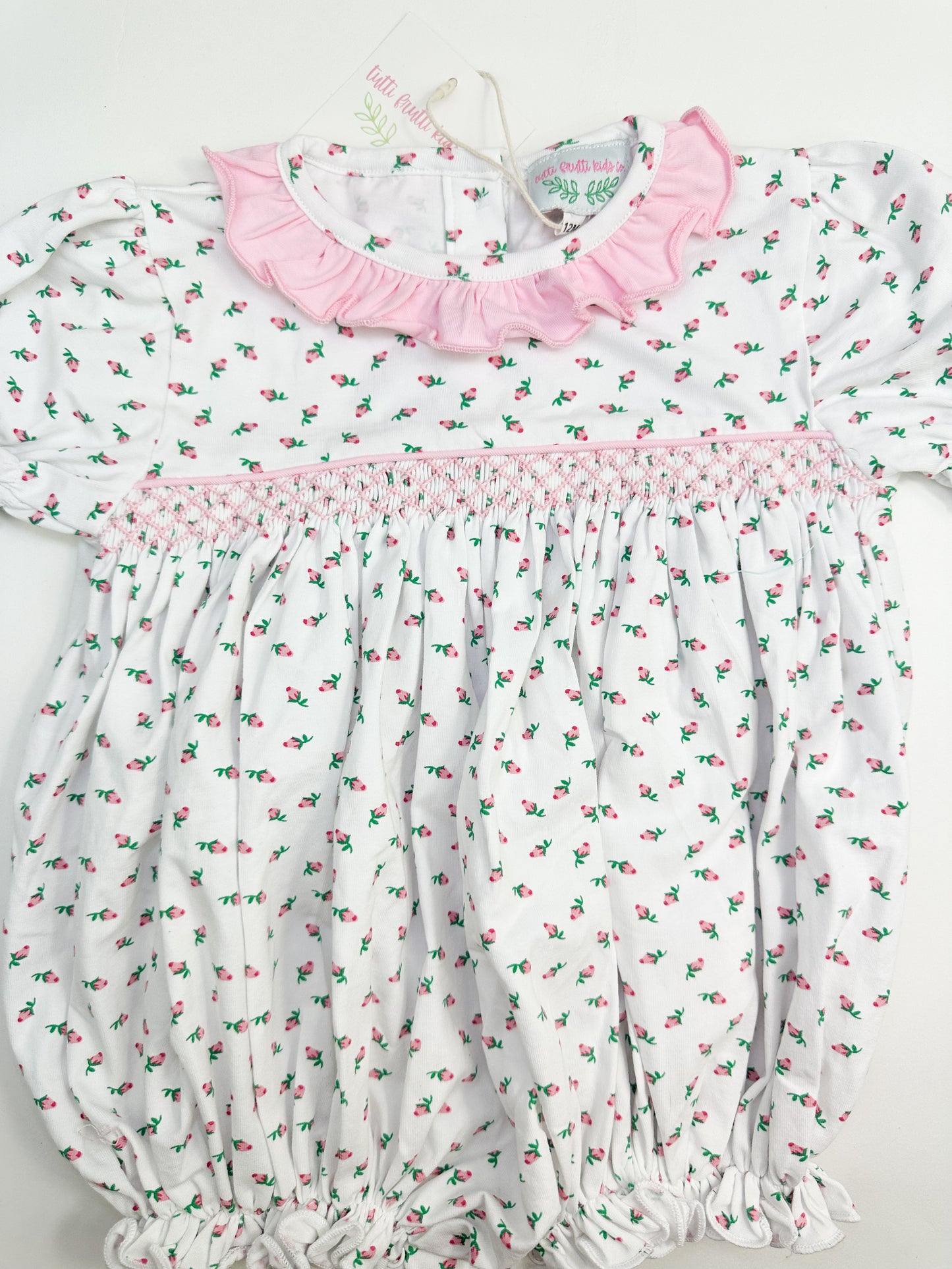 Rosebud Smocked Bubble