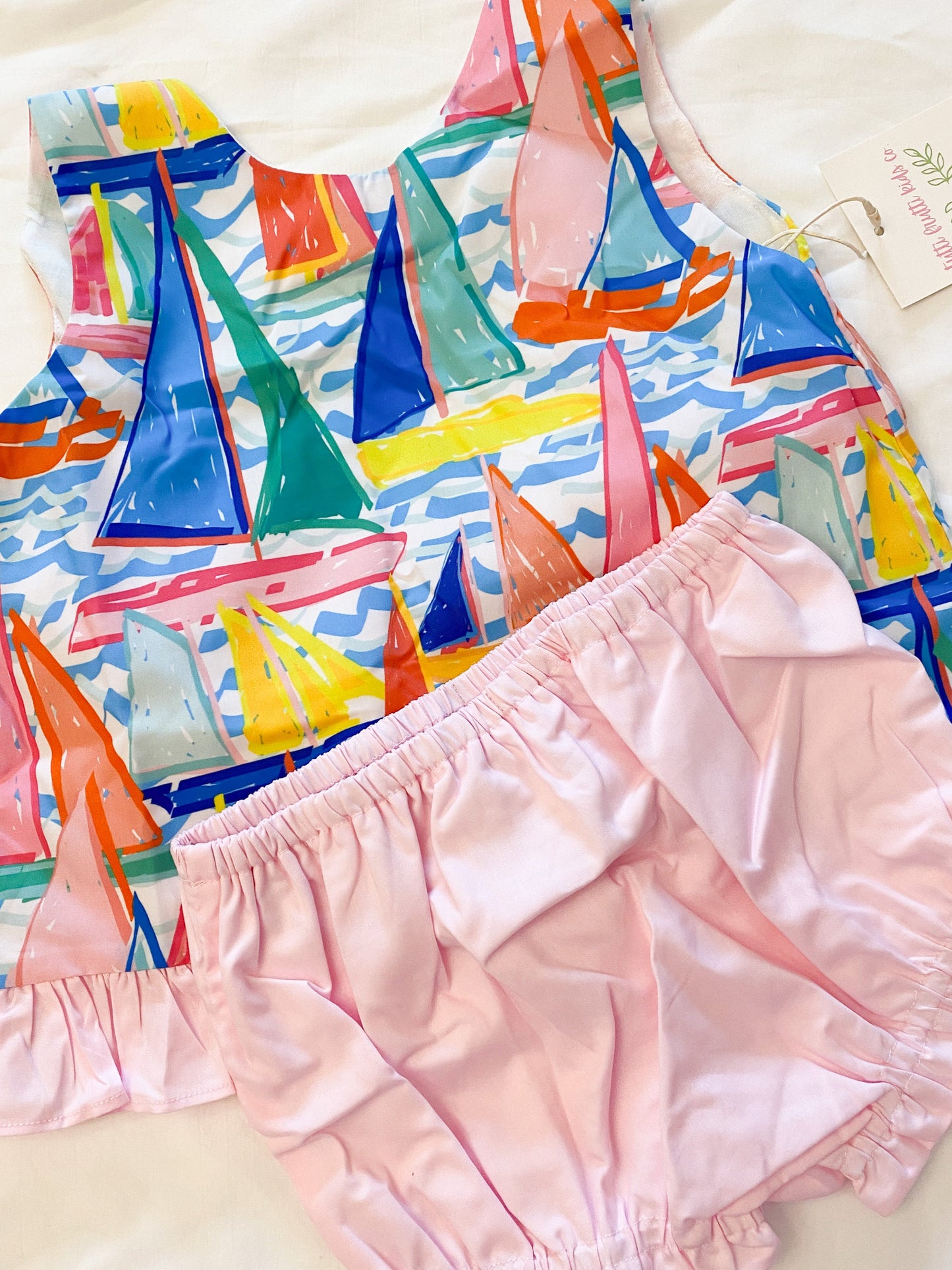 Sailboat Bloomer Set