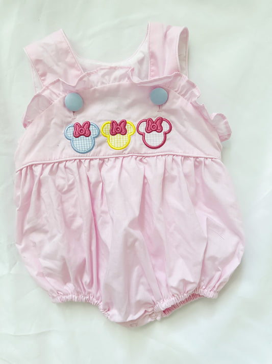 PO SHIPS DECEMBER: Gingham Mouse Ears Bubble