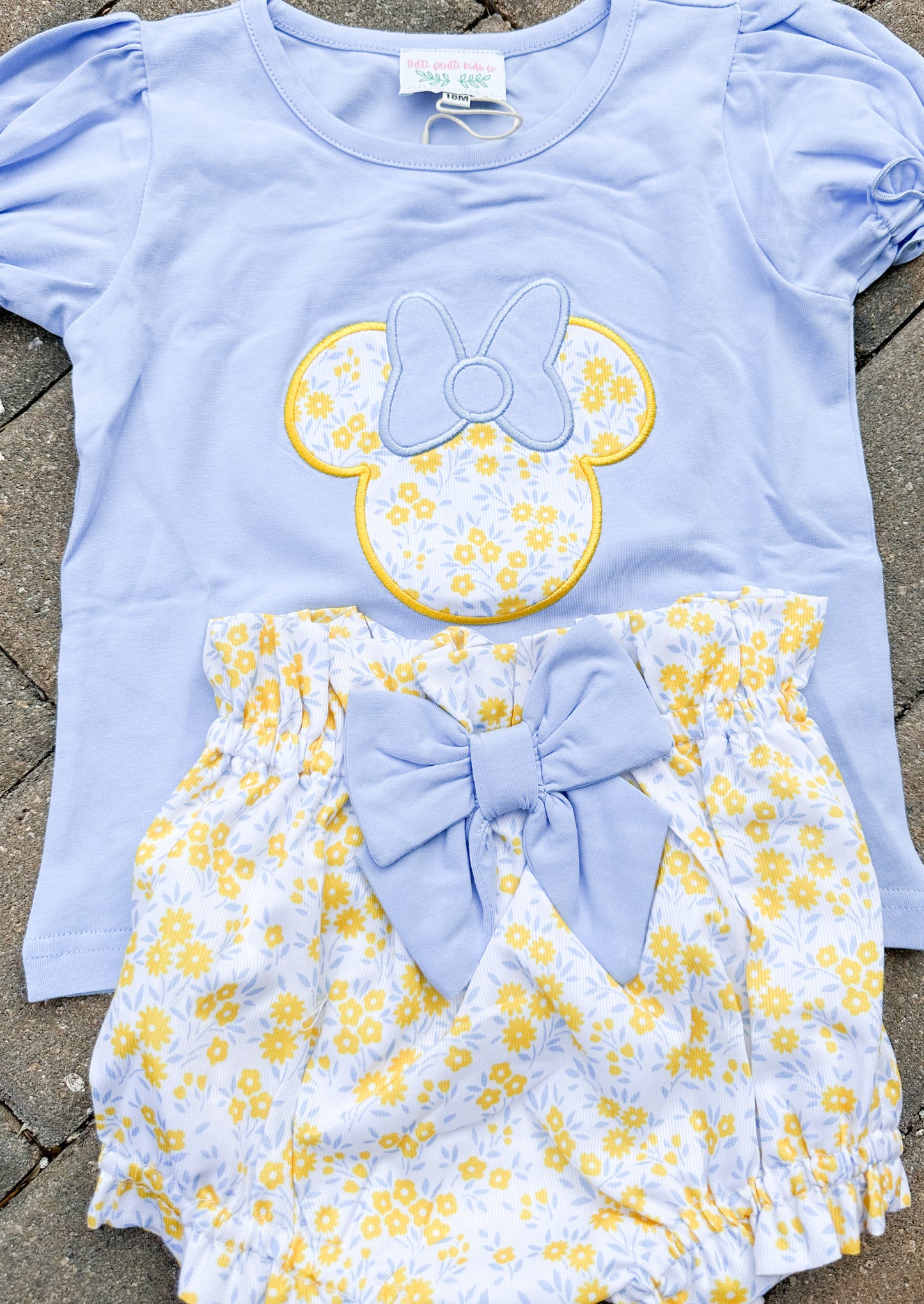 Magical Moments Collection: Floral Mouse Shortie Set