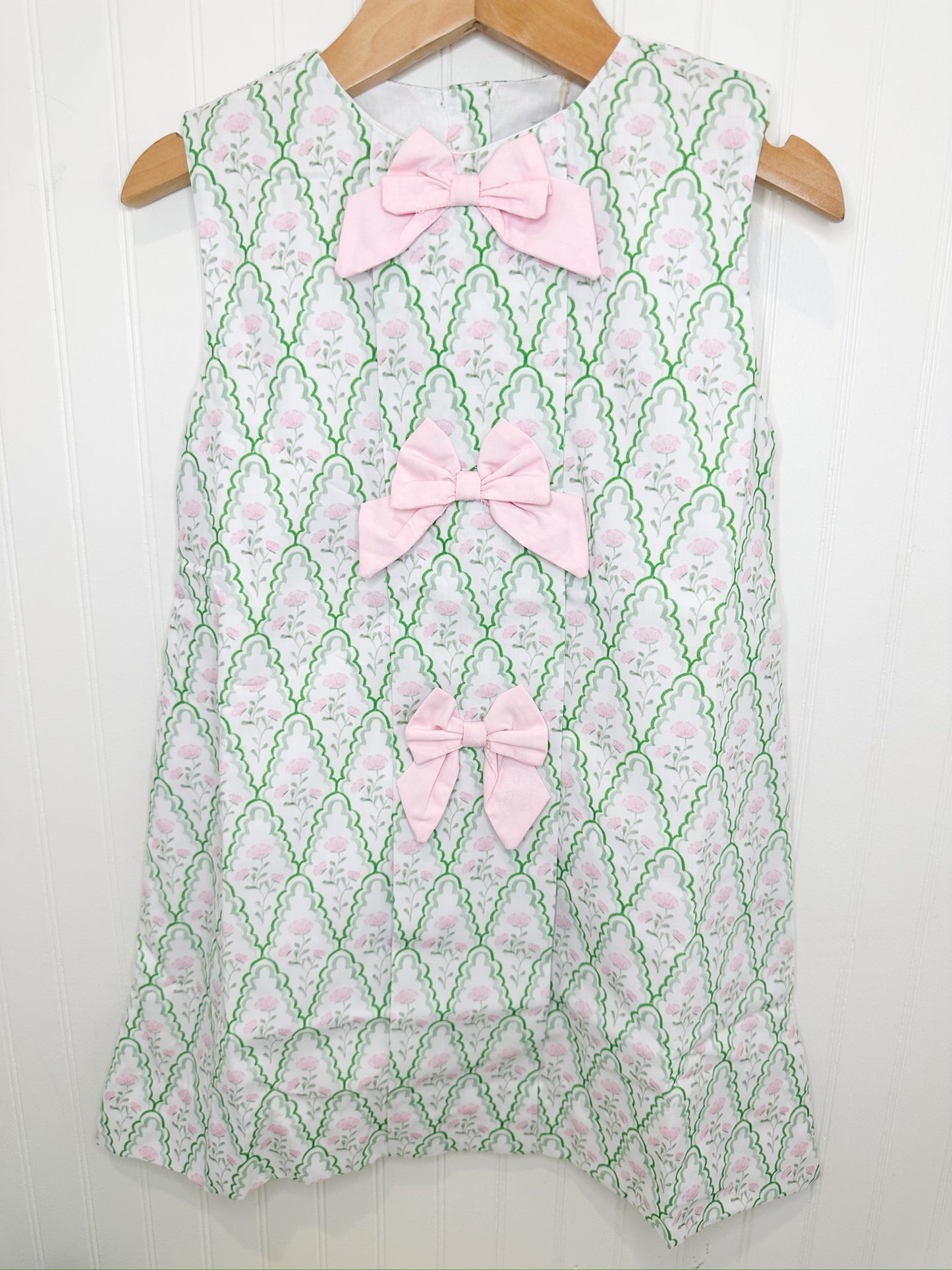 Trellis Floral Bow Dress