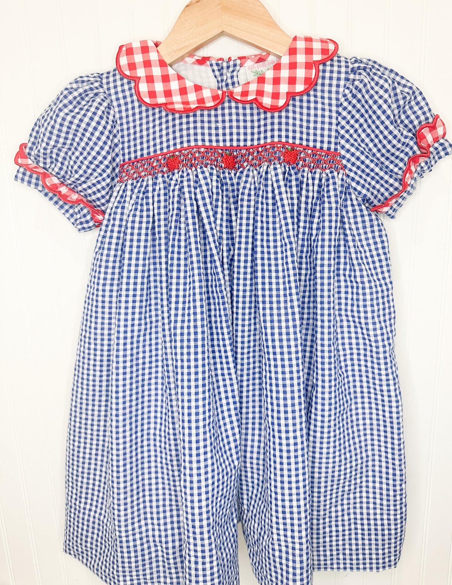 BTS Collection: Gingham Apple Dress
