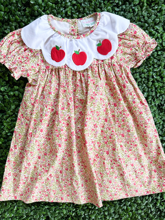 SCHOOL COLLECTION: Floral Apple Dress