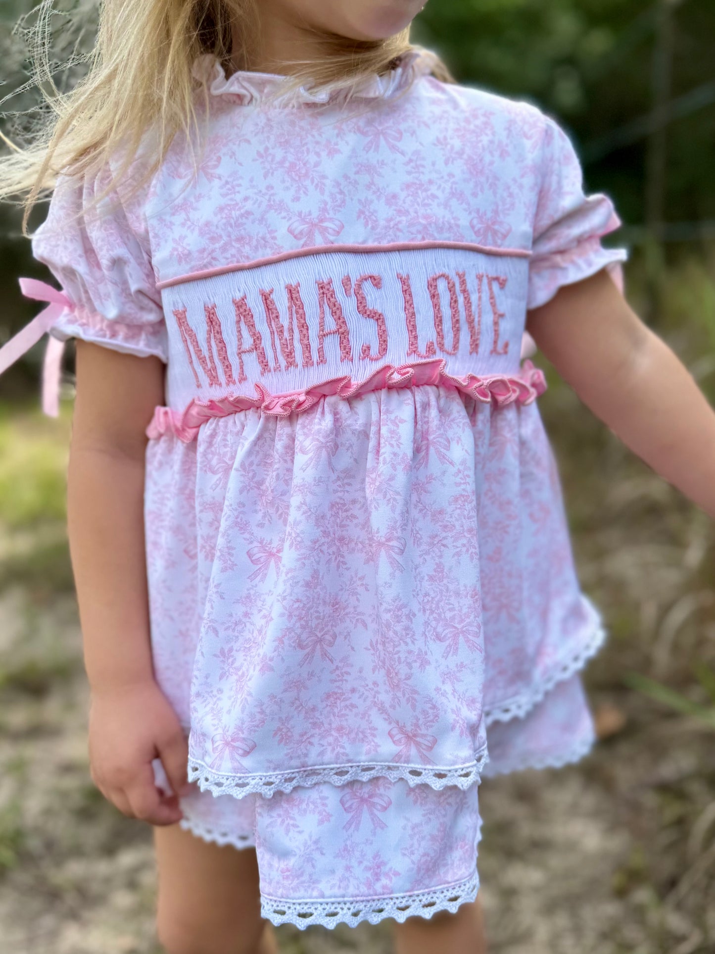 PRE SALE SHIPS APRIL(1-30): Mom Pink Floral Dress