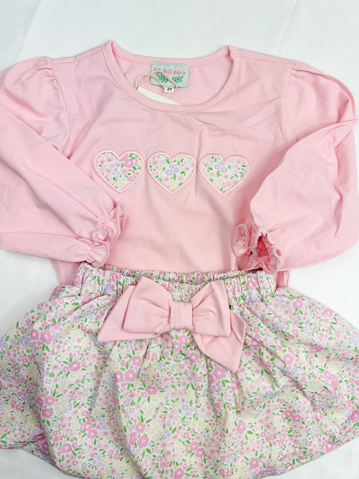 Winter Collection: Spring Hearts Skort Set