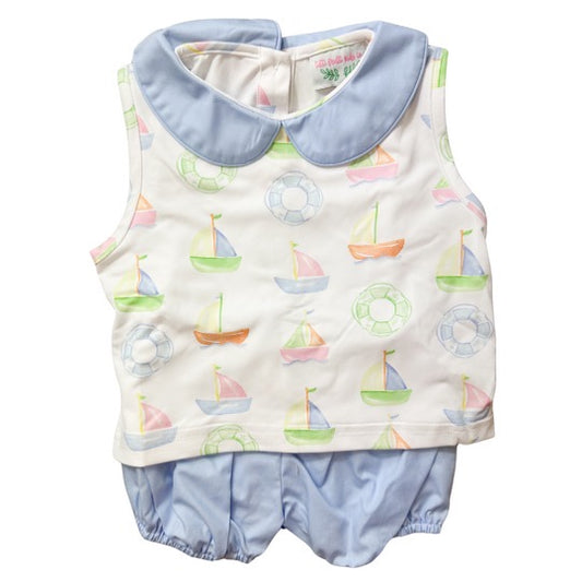 Destin Sailboat Bubble Shorts Boy