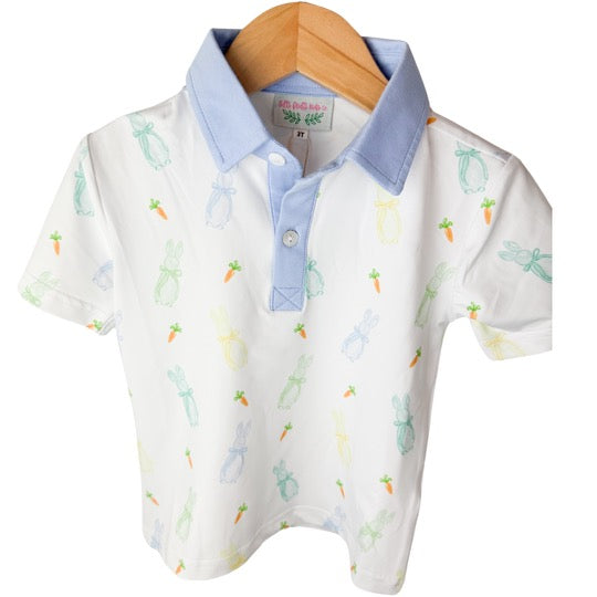 SPRING PO SHIPS MARCH(1-31): BUNNY HOP POLO