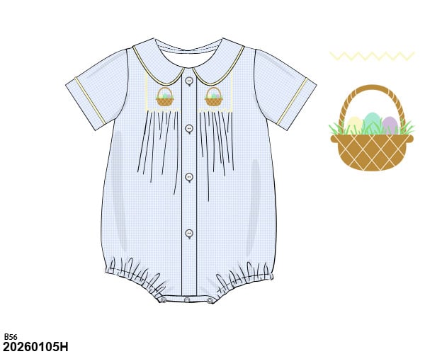 PRE SALE SHIPS MARCH: Easter Egg Hunt Boy Bubble