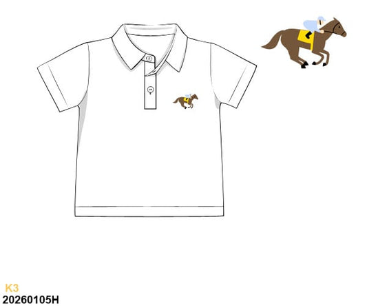 PRESALE SHIPS APRIL: Racehorse polo