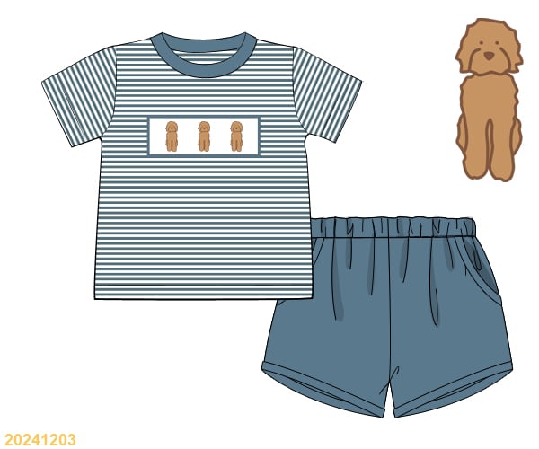 Spring Collection: Doodle Shorts Set