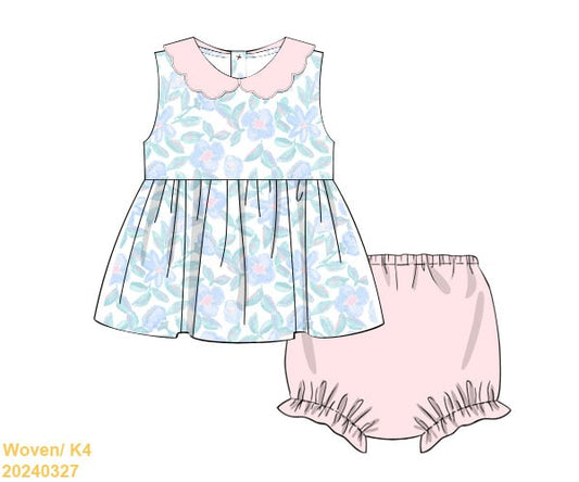 Spring Collection: Charlotte Floral Bloomer Set