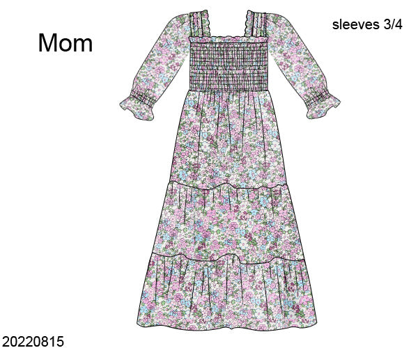 Family Floral Collection- Mom Dress