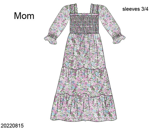 Family Floral Collection- Mom Dress