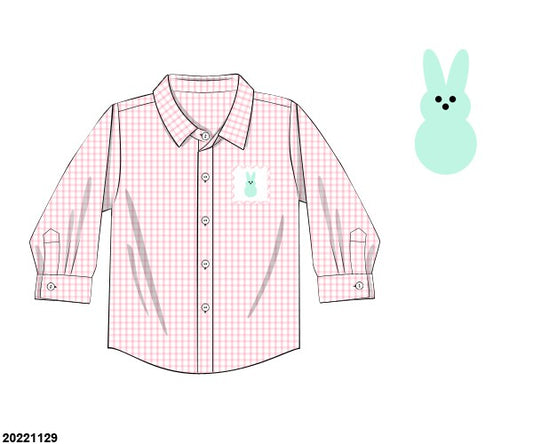EASTER Collection: Peep Button down